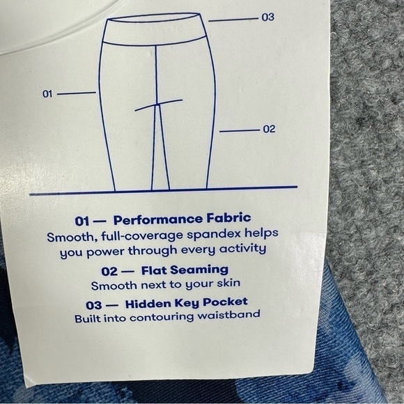 JoyLab Leggings Sz S Floral Print Mid-Rise NWT - Picture 11 of 14